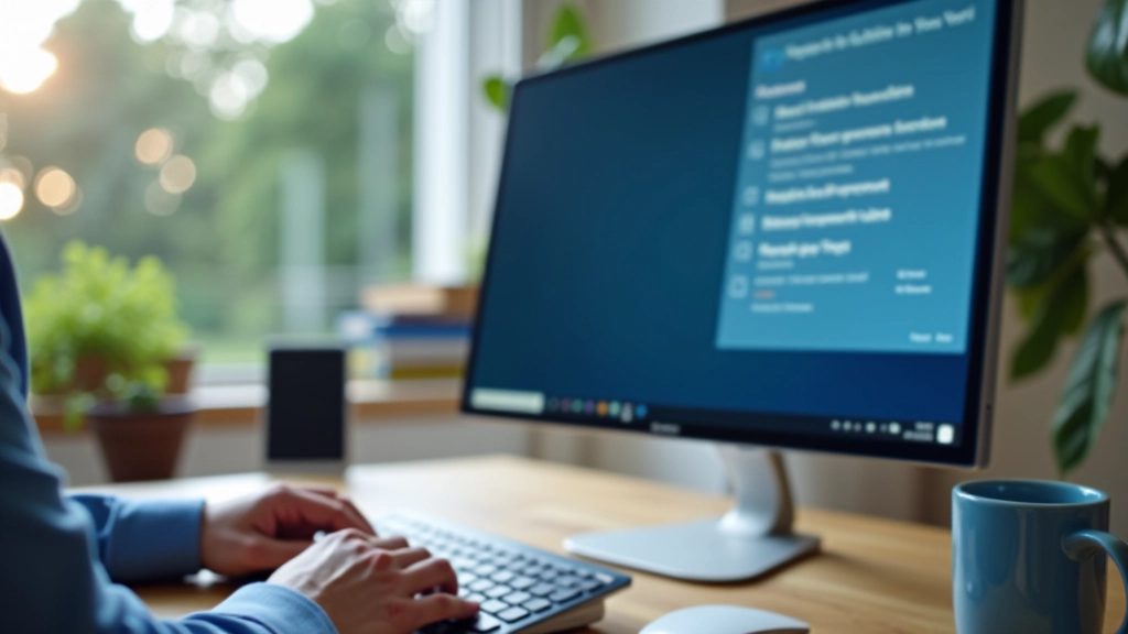 Janela de criação de ponto de restauro do Windows com opções de configuração