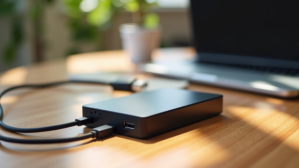 Disco rígido externo e pendrive para backup de dados