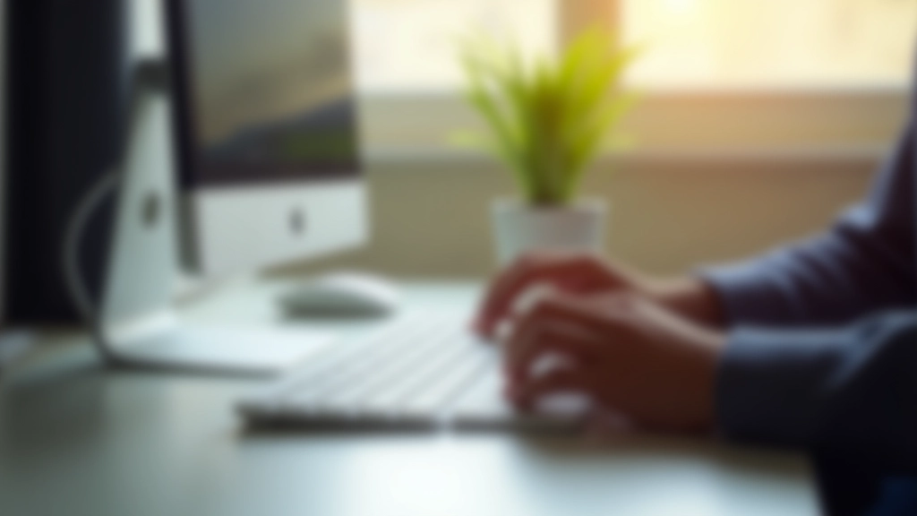 Pessoa a configurar computador após instalação do sistema operativo